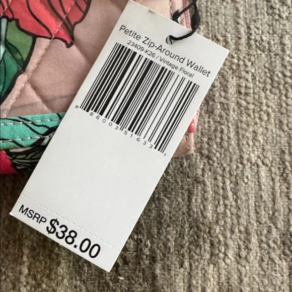 Vera Bradley Petite Zip-Around Wallet - Picture 5 of 5